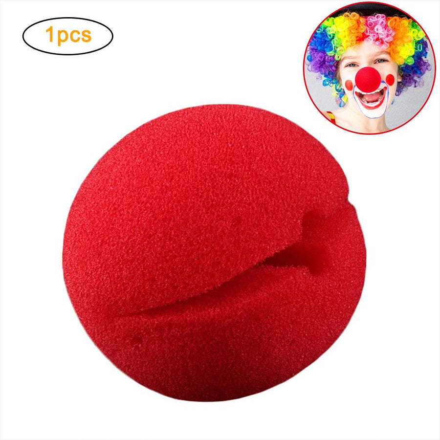 Sponge Nose Soft Clown Nose Funny Cosplay Prop for Halloween Costume Party