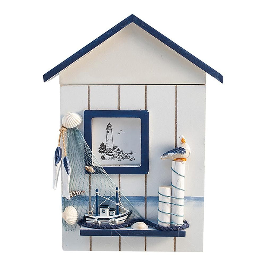 Wood Keys Box Wall Mounted Sundries Holders Practical Convenient Key Holder Storage Box Cabinet