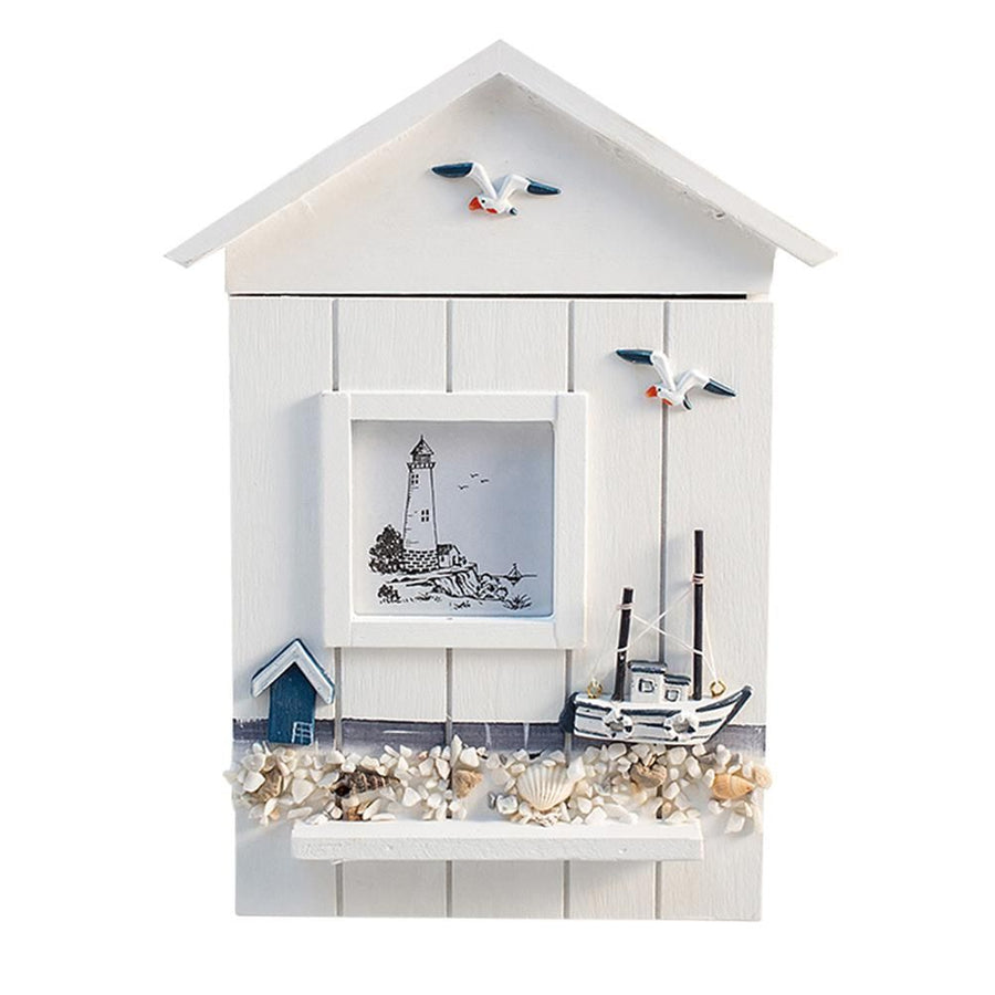 Wood Keys Box Wall Mounted Sundries Holders Practical Convenient Key Holder Storage Box Cabinet