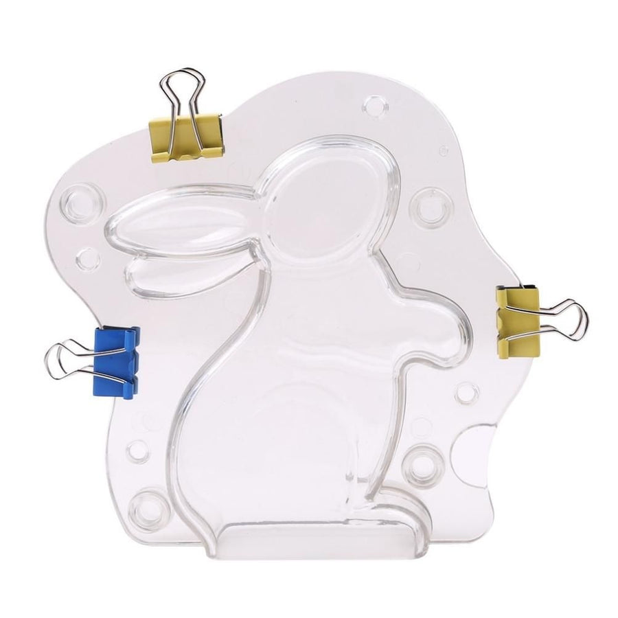 3D Easter Bunny Mold Chocolate Candy Cake Jelly Baking Tools Non Stick DIY Mold for Easter Decoration