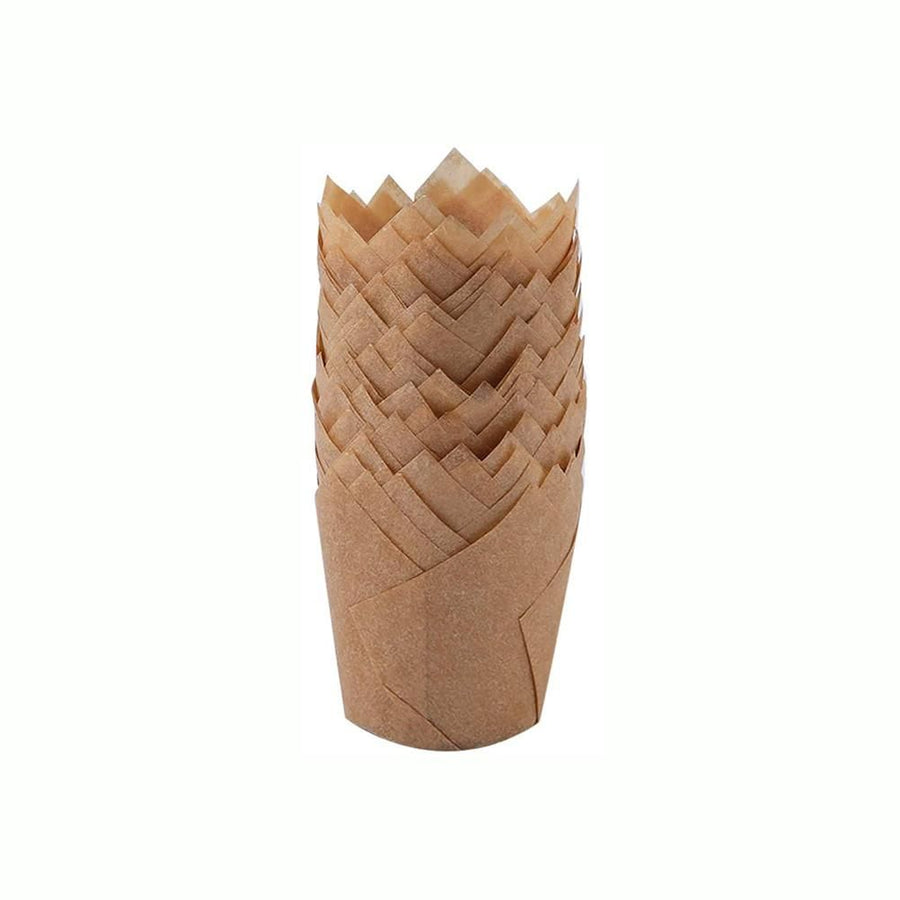 150 Pieces Mini Baking Cups Tulip Baking Cups Cupcake Liners Muffin Liners for Wedding Birthday Parties