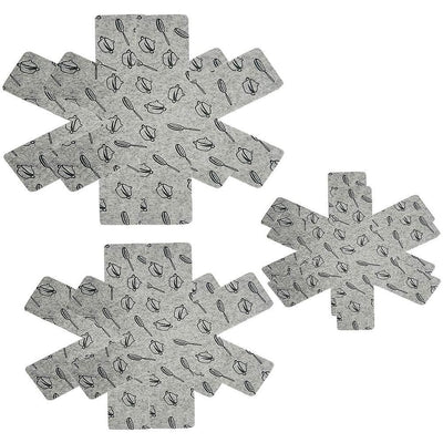 12pcs Pot Pan Protectors Non Woven Divider Pads Reusable Pot Protection Pads for Storing Frying Pans Baking Trays