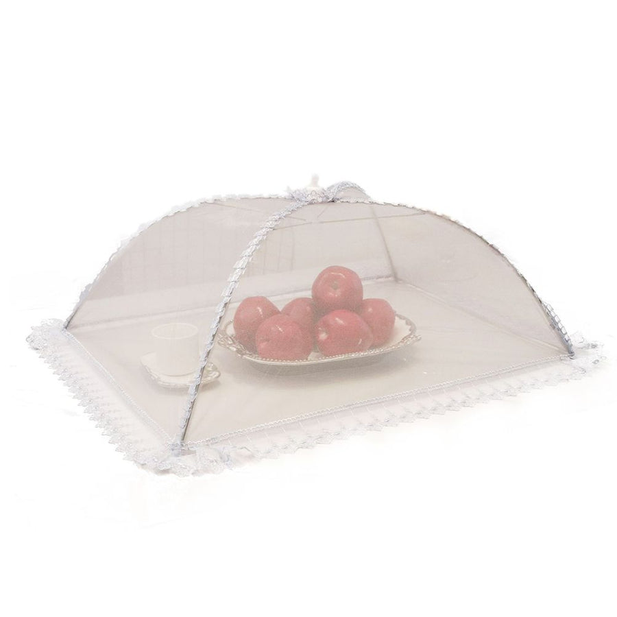 Mesh Screen Food Cover Tents Steel Wire Up Tents Kitchen Folded Food Dish Cover
