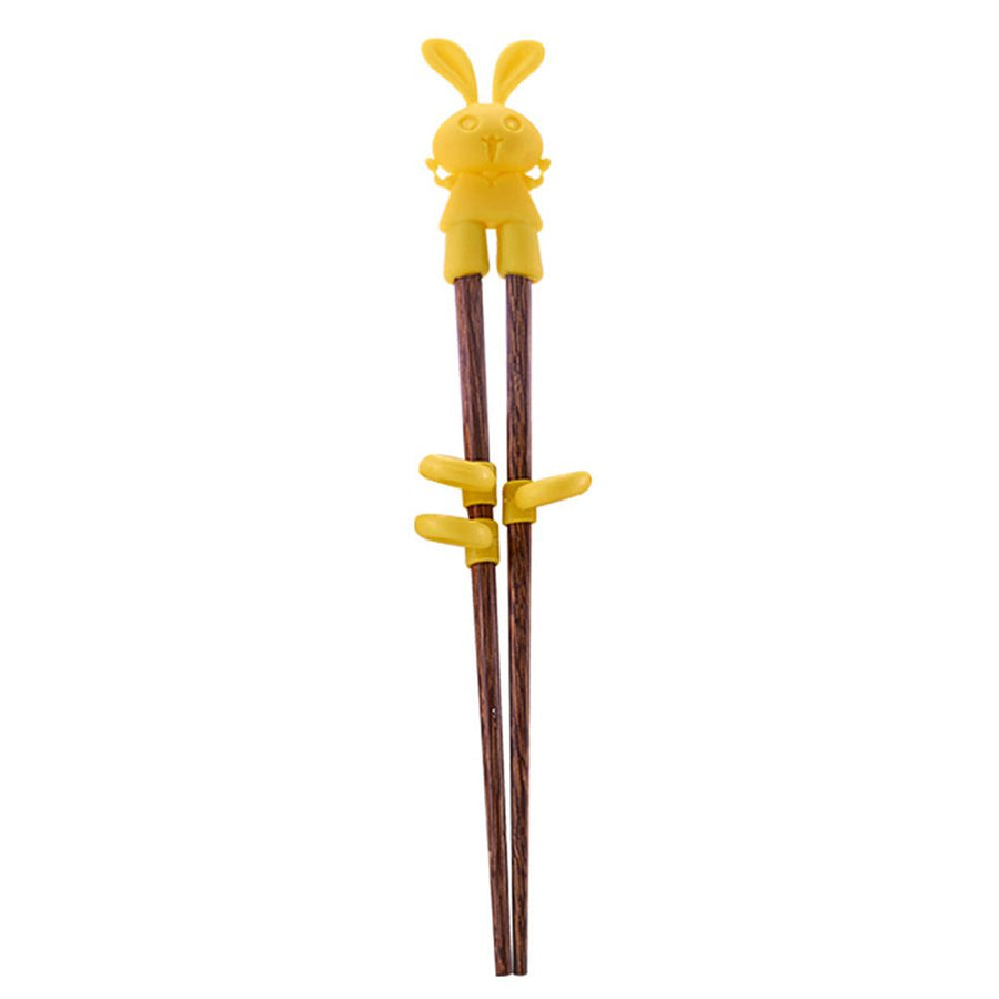 1 Pair Kids Wood Chopsticks Cartoon Children Chopsticks Learning Easy to Use Training Chopsticks for Children Kids