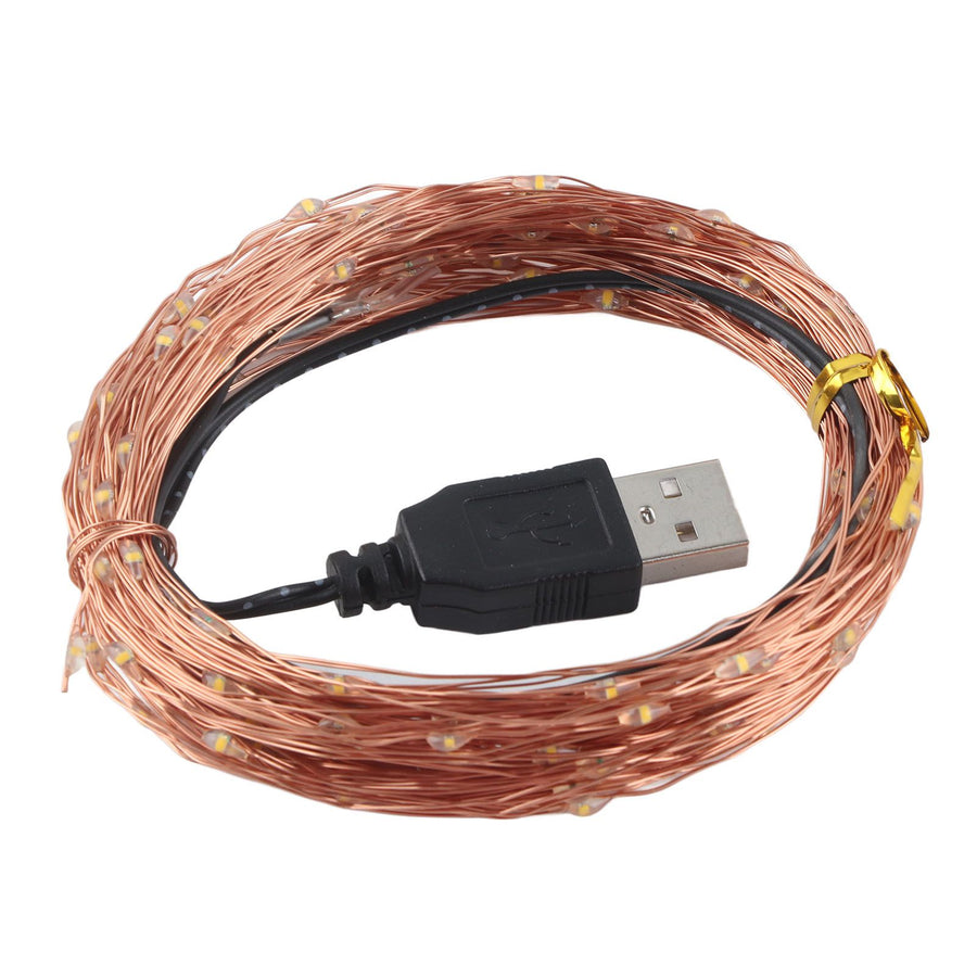Fairy Lights USB Powered String Lights Holiday Lights Fairy String Lights for Party Wedding Festival Bedroom Table Decoration