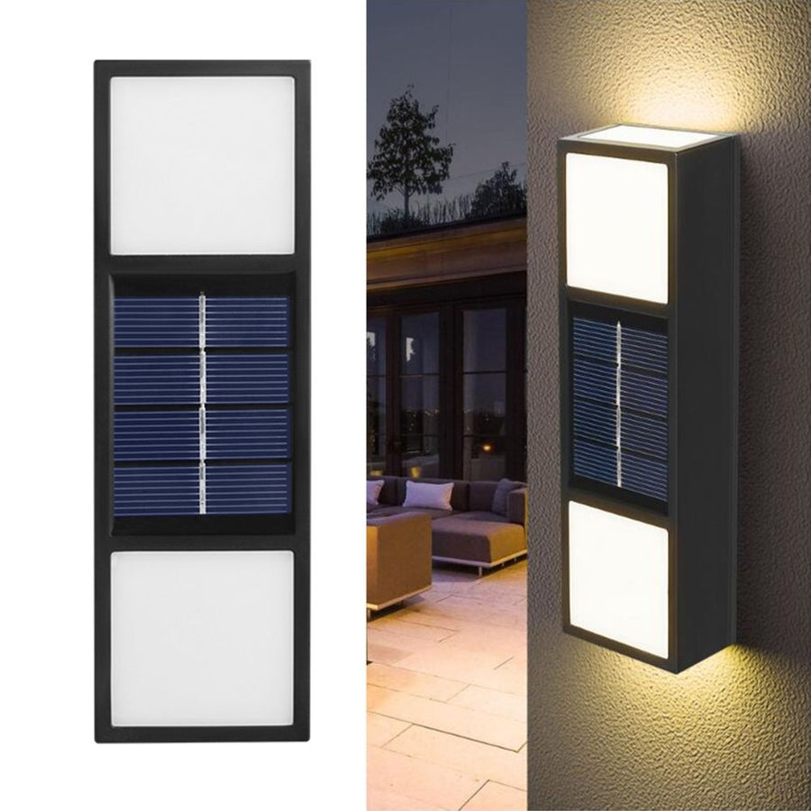Solar Light Outdoor LED Solar Light Waterproof Outdoor Solar Wall Light for Front Door Backyard Garage Deck