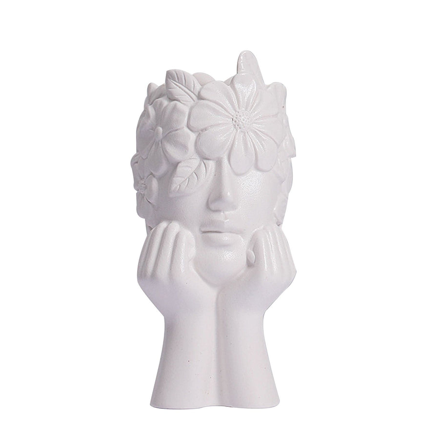 Vase White Ceramic Vases for Home Living Room Guesthouse Decoration