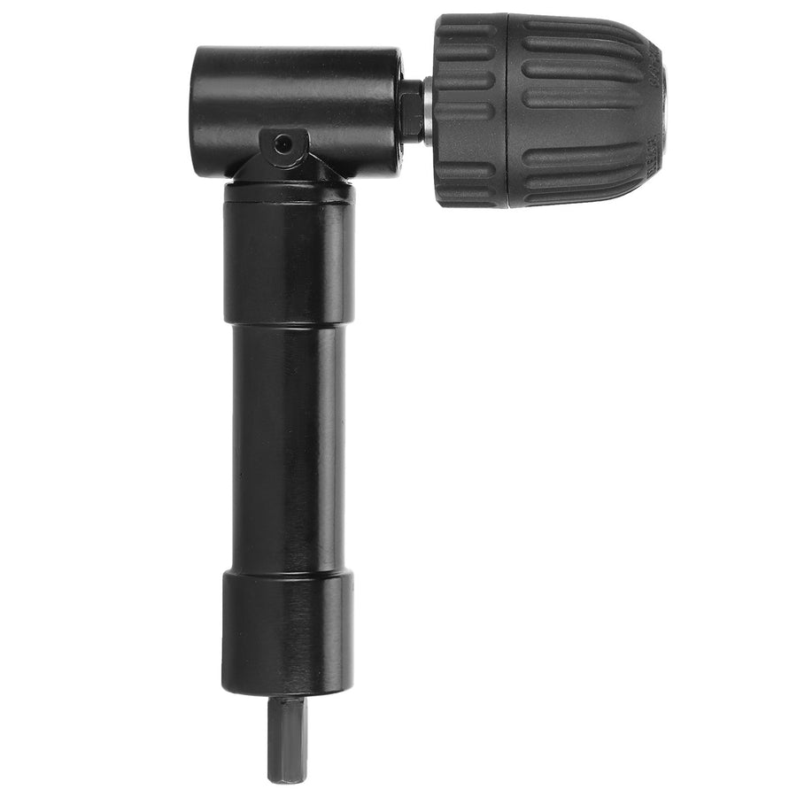 Right Angle Drill Attachment Adapter 90 Degrees Drilling Extension Chuck Tools Black