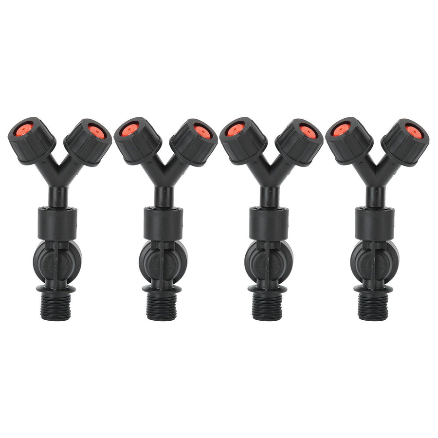4pcs G3/8 DN10 Dual Nozzle DripProof Accessory for Agricultural Electric Knapsack Sprayer