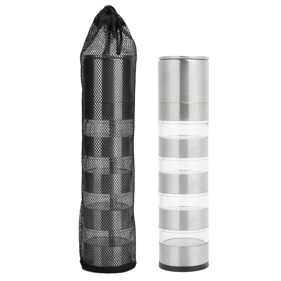 Seasoning Jar Set Spice Bottles Grinder Condiment Dispenser for Outdoor Camping