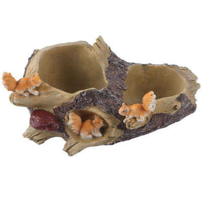 Plant Pot Innovative Waterproof Succulent Flower Bonsai Resin Planter Home DecorationSquirrels Chasing