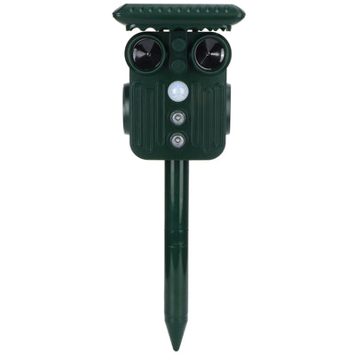 Ultrasonic Animal Repellent Solar Powered Mouse Snake Repeller for Outdoor Farm 3.7V/250MA