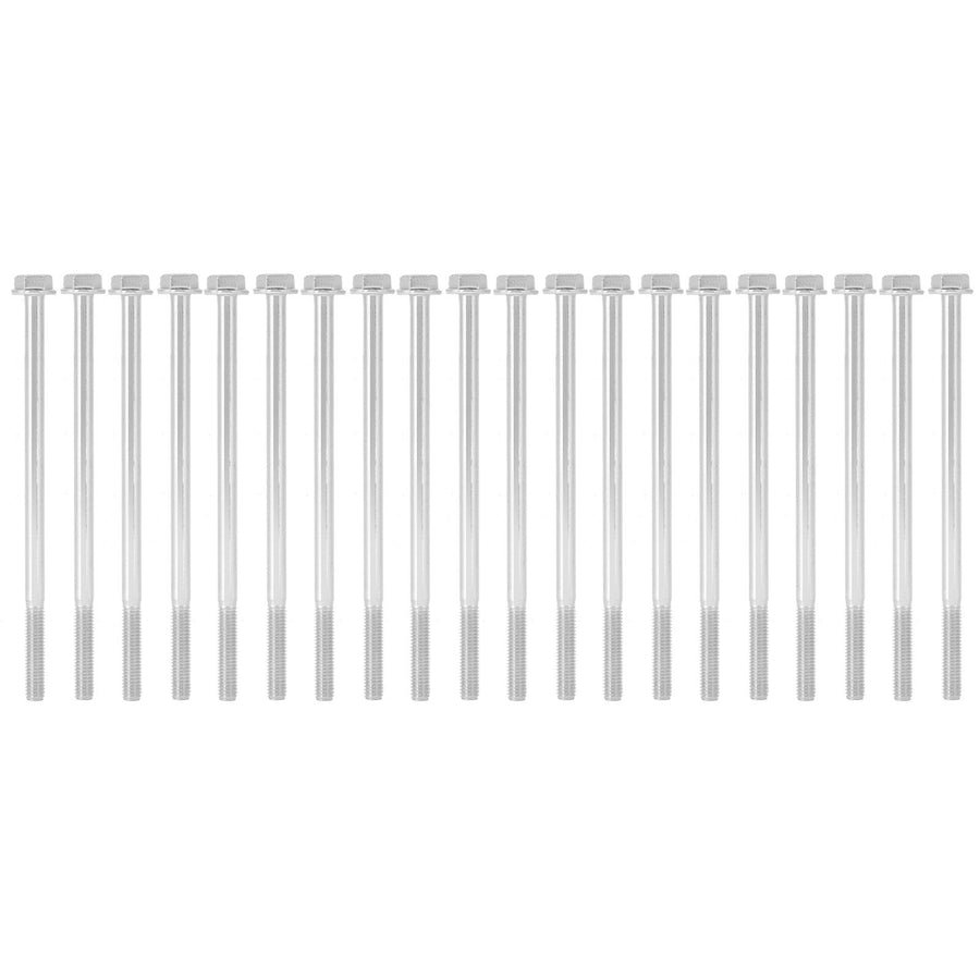 20pcs M6 x 120mm Hex Extended Motor Screw Hex Head Long Screw for Agriculture Household