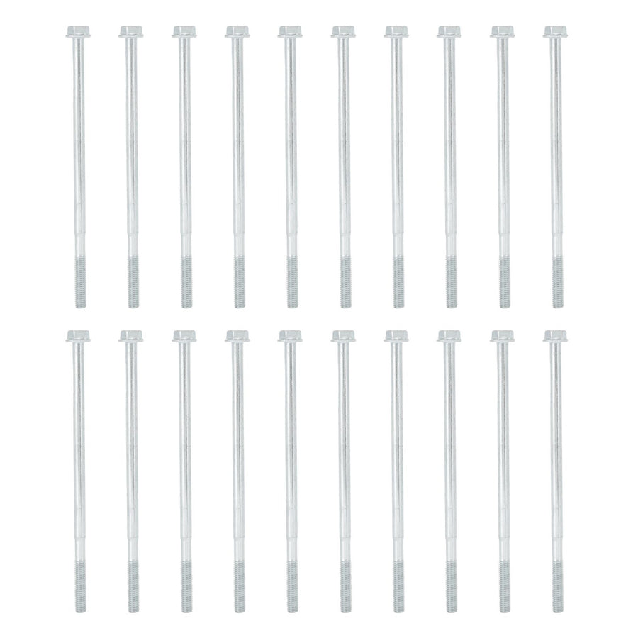 20Pcs Long Hex Bolt Flange Flat Head Screw Replacement M6x135 Generator Hardware Fittings