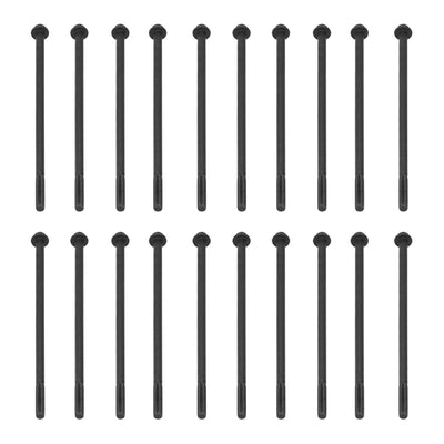 20PCS M6x175 Long Bolts Flange Bolts Threaded Bar Gasoline Diesel Generator Parts