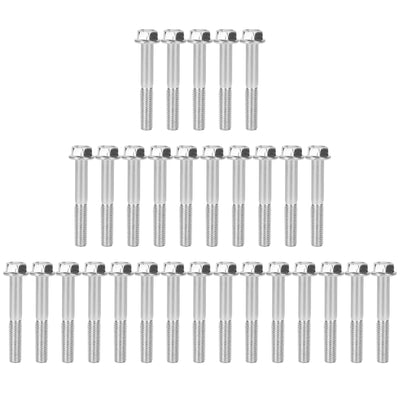 30Pcs M8x55 Screws Cylinder Bolt Accessory for 168F/170F 2kw‑3kw Gasoline Generator