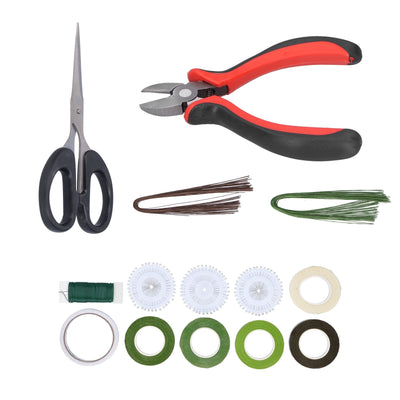 14Pcs set DIY Floral Tool Set Band DoubleSided Adhesive Tape Paint Line Flower Arrangement Tool