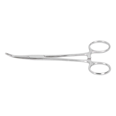 Hemostatic Forceps 14cm Stainless Steel Curved Tip Pliers Pet Hair Tweezers Livestock Supply