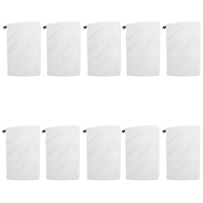 10pcs Cleaning Net Bag Leaf Trash Catcher Fine Mesh Filter Bags for Pool Vacuum Cleaner