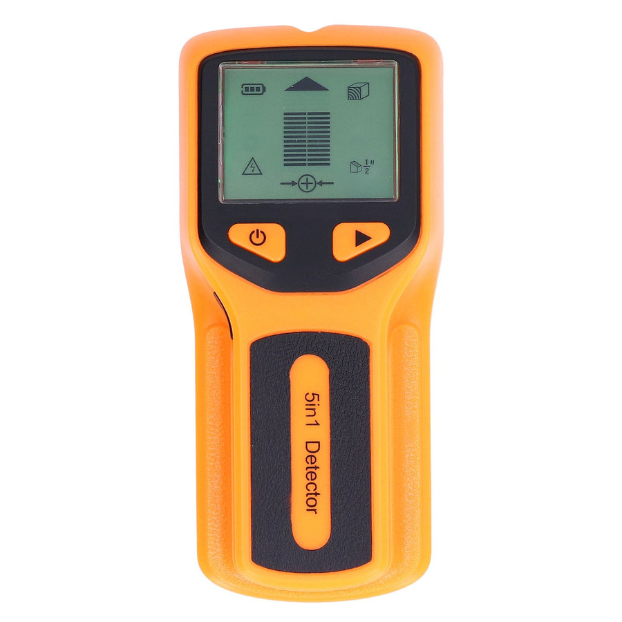 5 in 1 Stud Finder Multifunctional Wall Scanner LCD Electronic Metal Studs Detector HW430Yellow