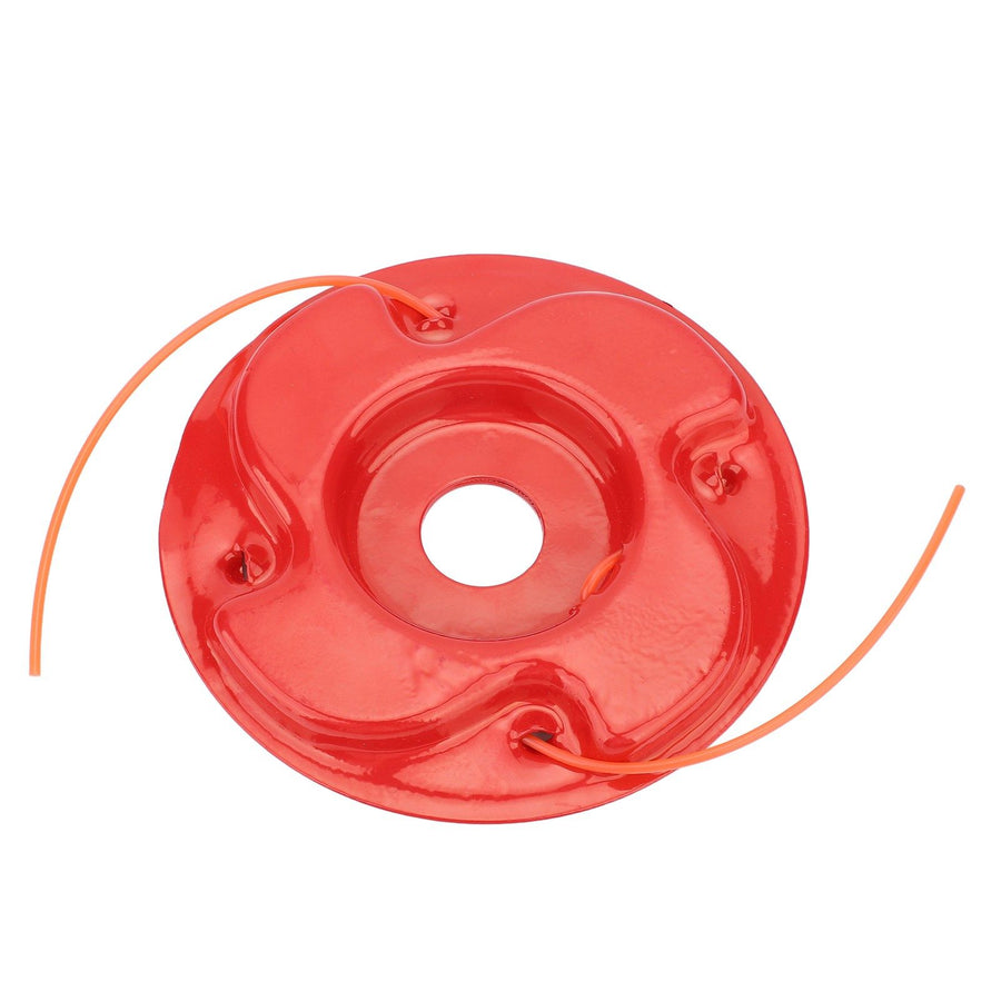 String Trimmer Head Universal Red Iron Lawn Mower Weeder Trimmer Head Replacement for Agriculture Style 1