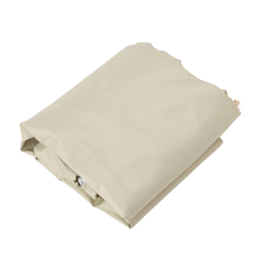 Industrial Fan Cover UV Protection Waterproof Dustproof Foldable Electric Fan Cover for Outdoor Indoor Bedroom Beige