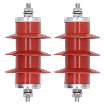 2 PCS 15KV Electric Fence Lightning Arrester Power Grid High Voltage Lightning Arresters Garden Fence Accessories 0.7cm Male Thread