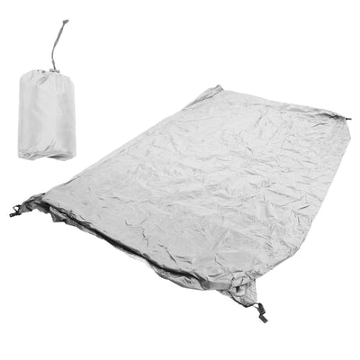 Ping Pong Table Cover Outdoor Waterproof Dustproof Silver Coating Table Tennis Cover for Courtyard Terrace Grey