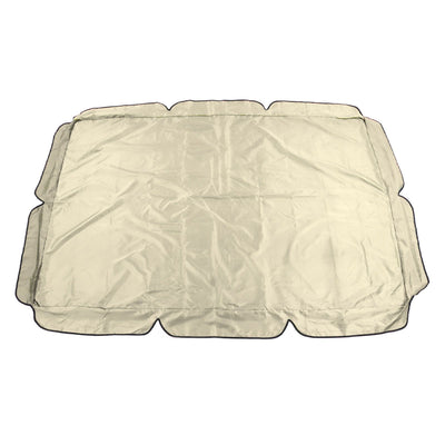 Outdoor Swing Canopy Waterproof Porch Top Cover Replacement UV Proof for Patio Yard Chair Beige