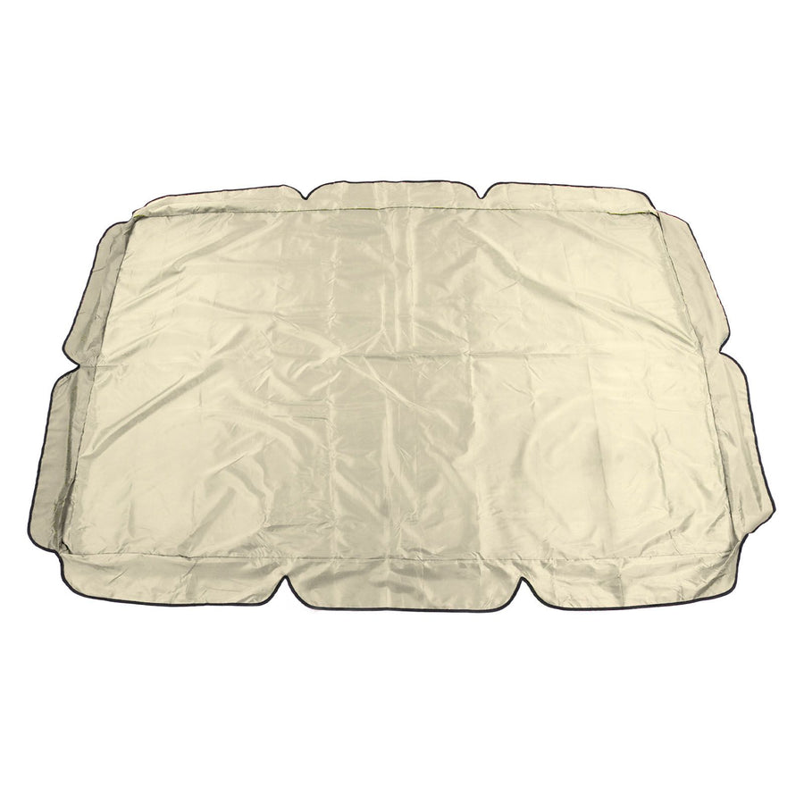 Swing Canopy 600D Silver Coated Oxford Cloth Waterproof Swing Top Cover for Outdoor Beige