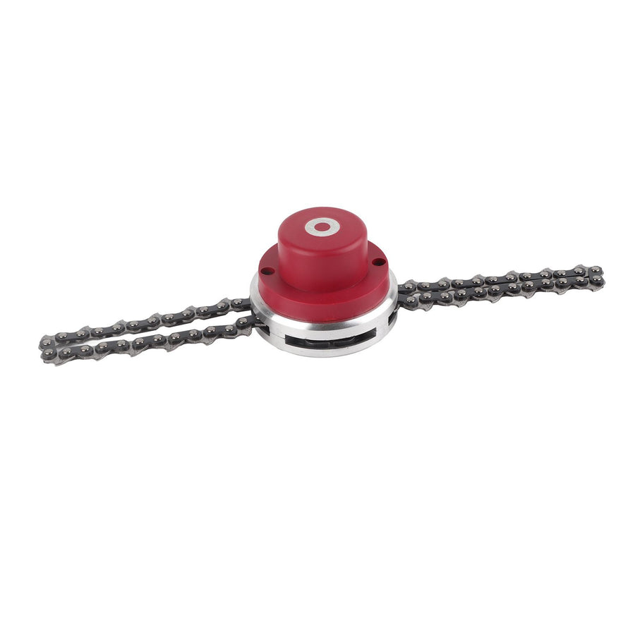 Weeder Chain Head Trimmer Chain Head Replacement Garden Lawn Mower Accessories Red Double Gaskets 65Mn