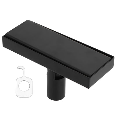 20cm Concealed Floor Drainer 304 Stainless Steel Shower Floor Drain with Tile Insert Removable Cover