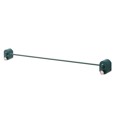 Bathroom Single Towel Rack Perforation Free Wall Mounted Towel Bar Bathroom AccessoryBlack Green Long