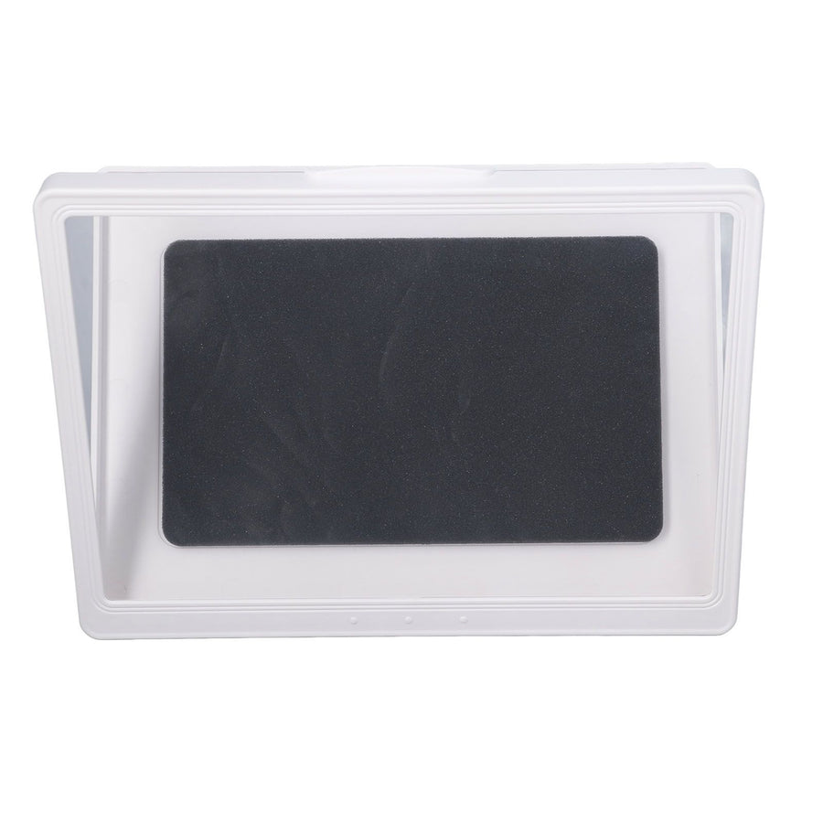 Bathroom Waterproof Anti Fog Touch Screen Mobile Phone Case Wall Mount Sealed Protective Cover Computer Tablet Storage Case Box 9802W White