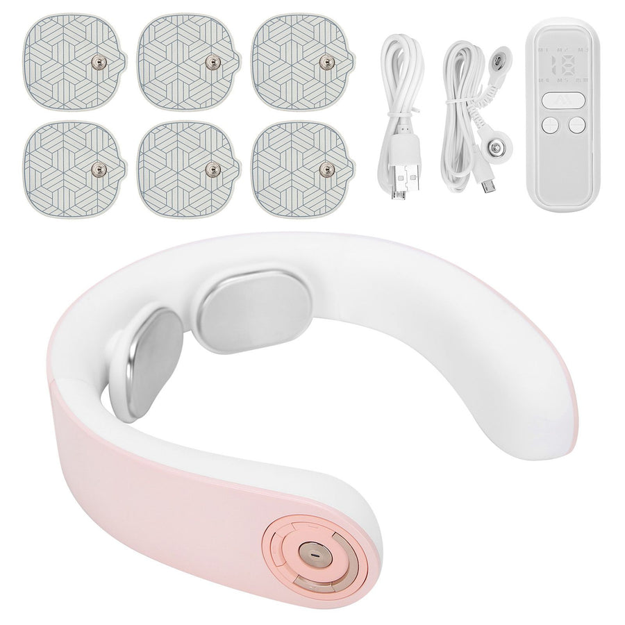 Pulse Neck Massager 15 Levels Adjustable 42℃ Constant Temperature Intelligent Massage Instrument