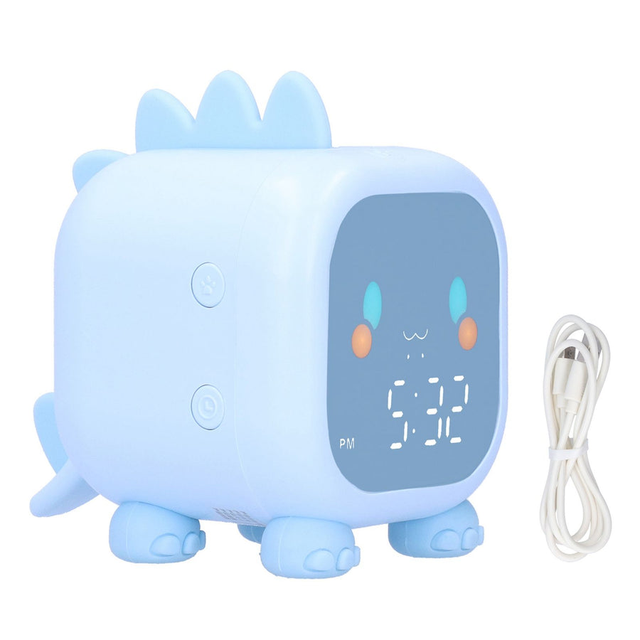 LED Alarm Clock Mini Portable Voice Control Temperature Display USB Charging 60 Minutes Timer