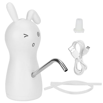 Electric Water Dispenser Portable USB Charging 450ml Quantitative for 4.5L‑18.9L Barreled Water Rabbit Shape