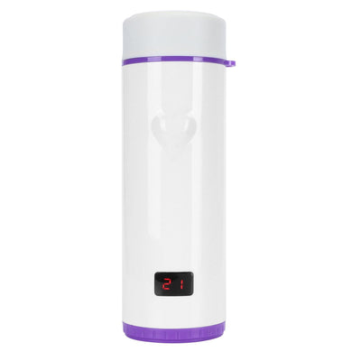 360ml Vacuum Cup LED Intelligent Digital Water Bottle with 3‑Color Temperature DisplayPurple
