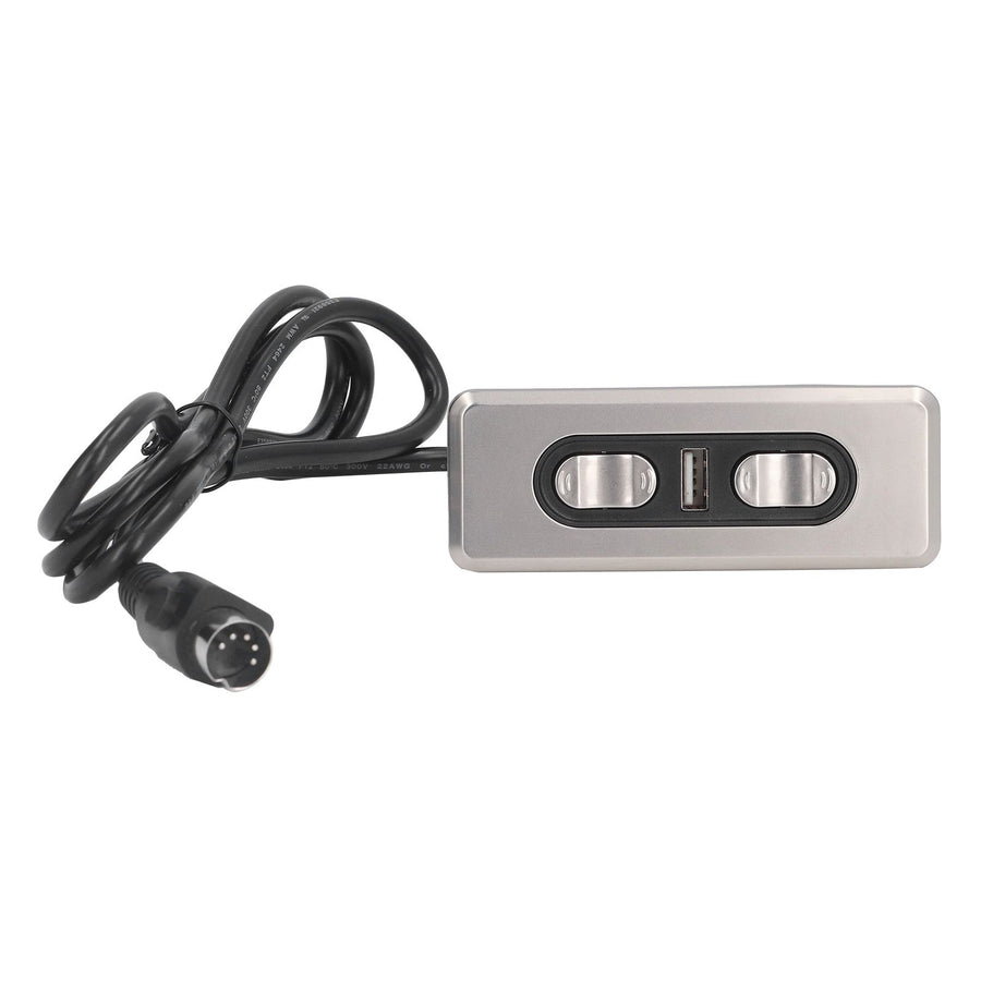 Dual Motor 12V/29V Electric Sofa Controller Recliner Lift Controller with USB Charging Port 5P Lift Chair Control Switch
