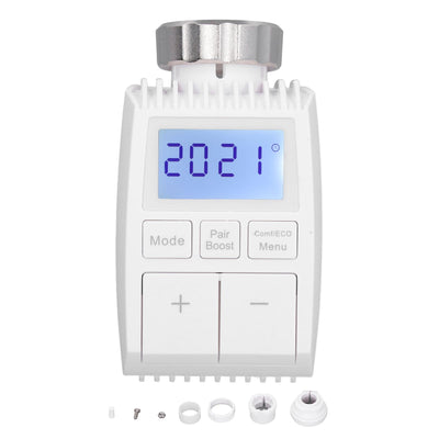 Intelligent Radiator Thermostat App Control Digital Temperature Controller for Bluetooth for Tuya Smart Home APP (Without Batteries)