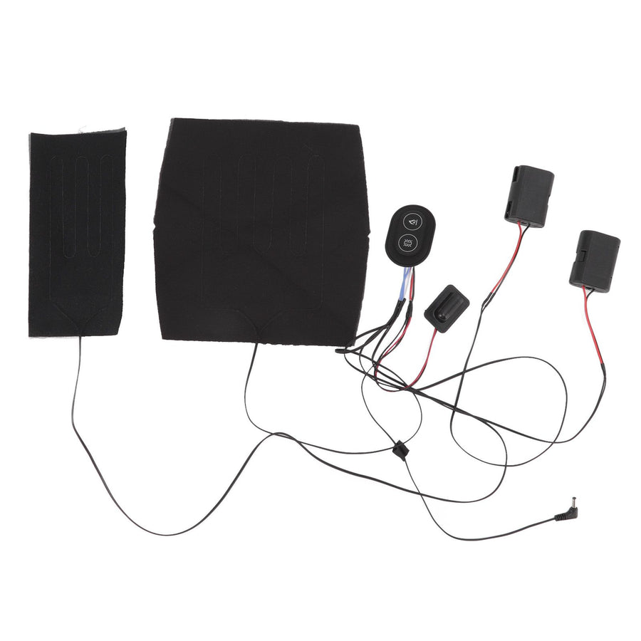 Electric Heating Pad 1 for 2 Adjustable 3 Level Dual Motors Soft Heating Belt for Vibrating Massage