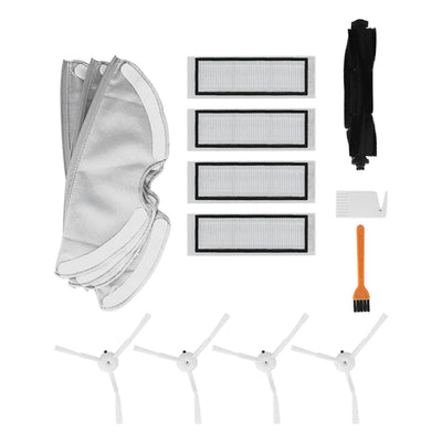 Sweeping Robot Replacement Kit for 360 S7 S5 Sweeper Roll Brush Side Brush Filter Mop Kit