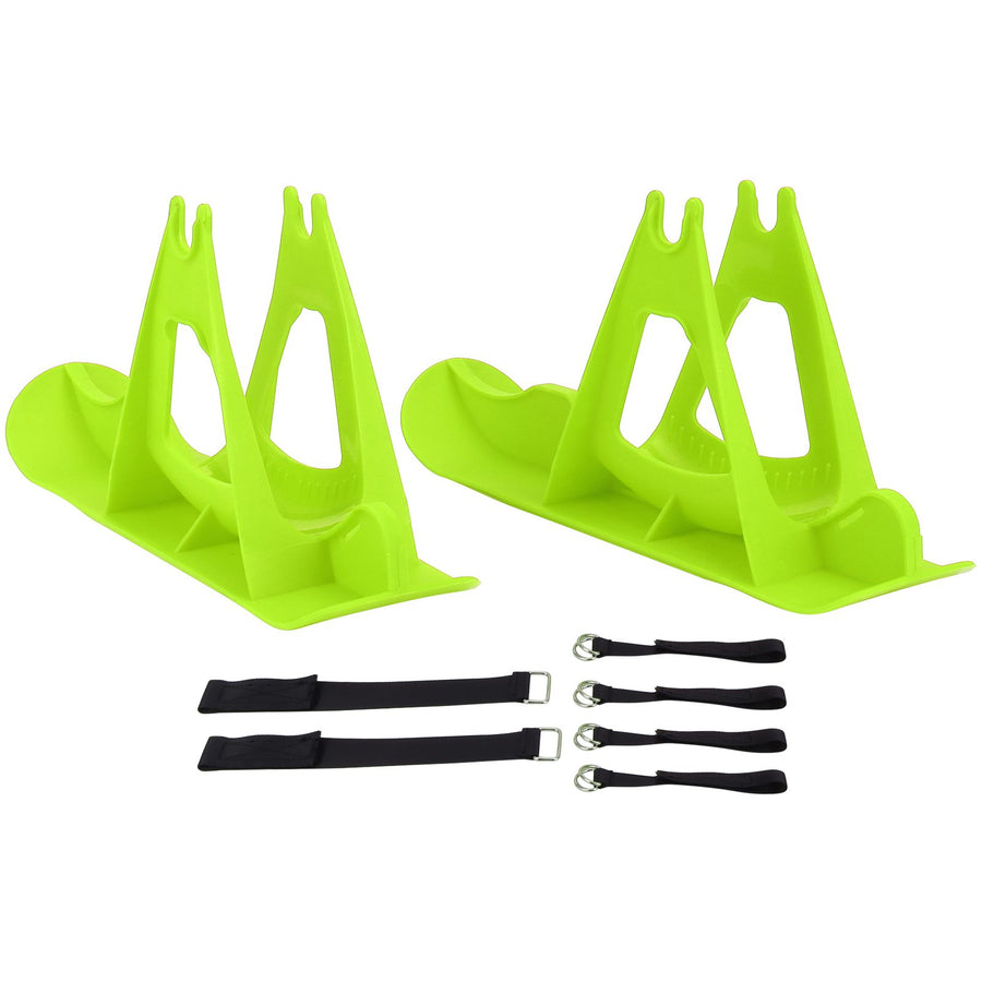 Children's Balanced Car Skis Kids Snowboard Sledge Balanced Scooter Board Ski PartsGreen