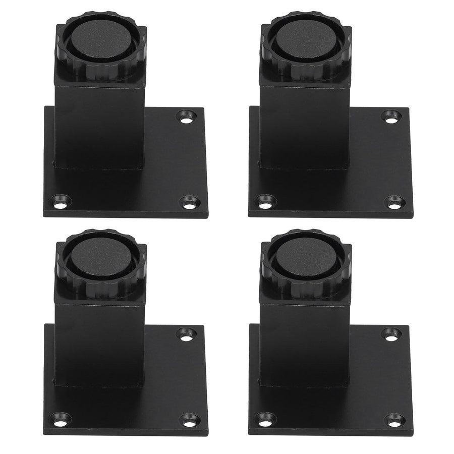 4Pcs/Set Furniture Leg Adjustable Height Aluminum Alloy Square Support for Sofa Cabinet60mm