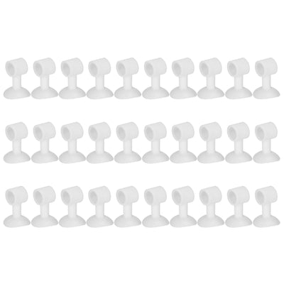 30Pcs Door Stopper Silicone Anti-Collision Door Handle Stopper Mute Suction Buffer Crash Pad