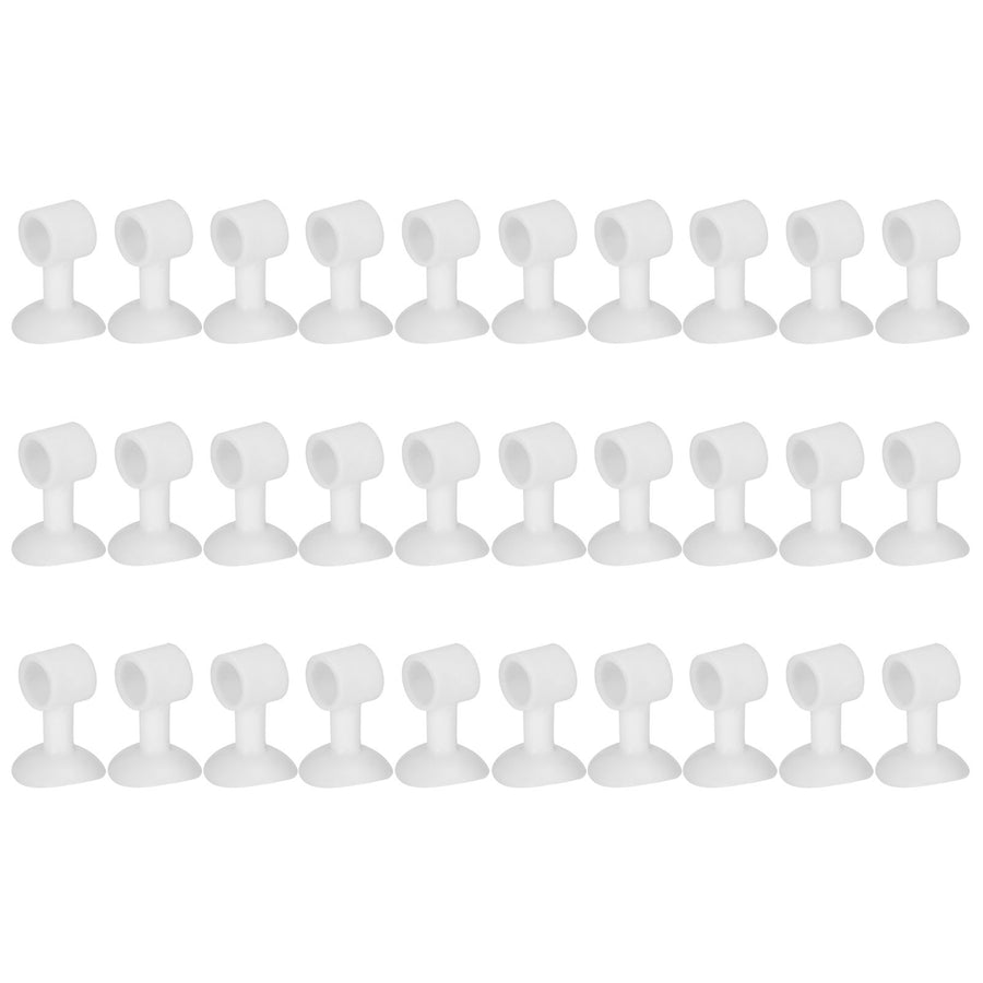 30Pcs Door Stopper Silicone Anti-Collision Door Handle Stopper Mute Suction Buffer Crash Pad