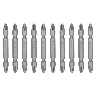 65mm PH2 Screwdriver Bits Magnetic Electric Screwdriver Head S2 DoubleHead Cross Bit(Sand Blast )