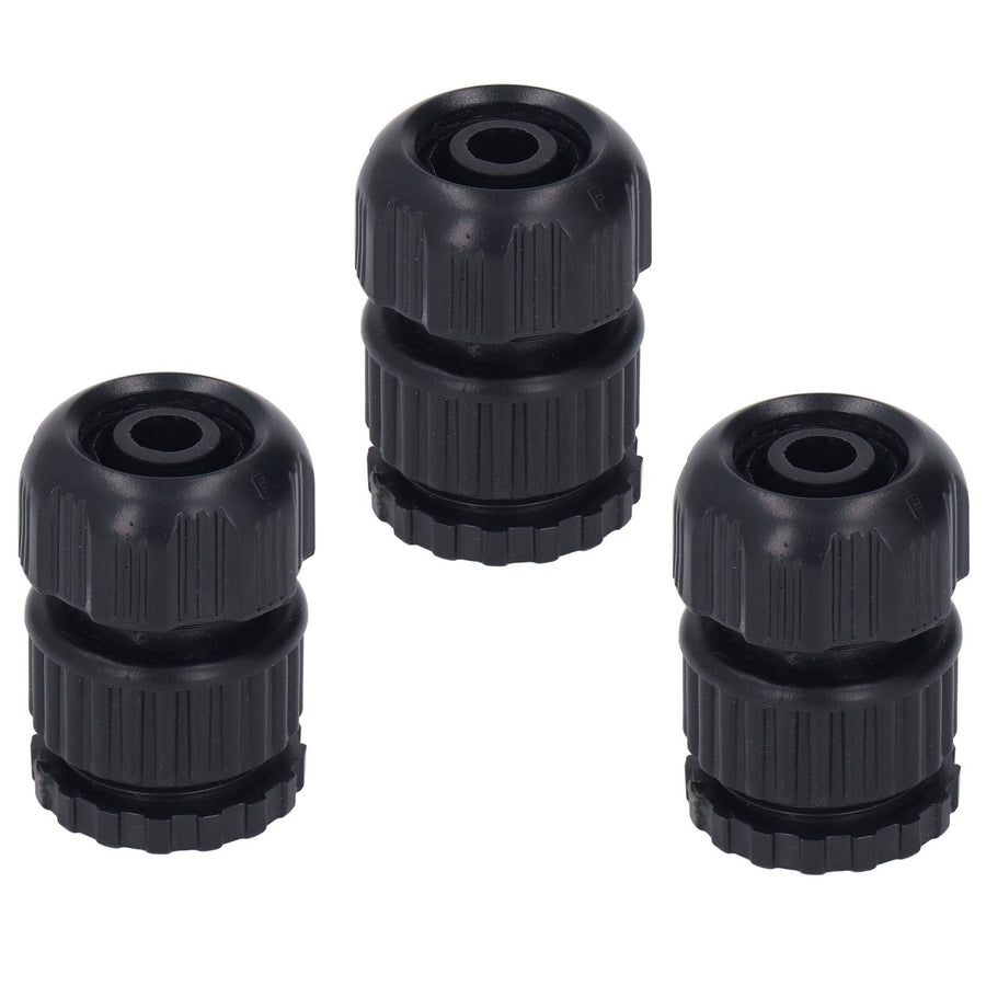 3pcs Tap Connector Adapter PP Stainless Steel Home Water Hose Accessories for Garden Car Washing G1/2 G3/4 Thread 11-13 Inner Hole
