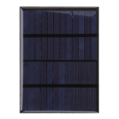 12V 1.5W Mini Epoxy Solar Panel DIY Solar Battery Charging Panel Polysilicon Solar Cell for Camping Lanterns Cellphone