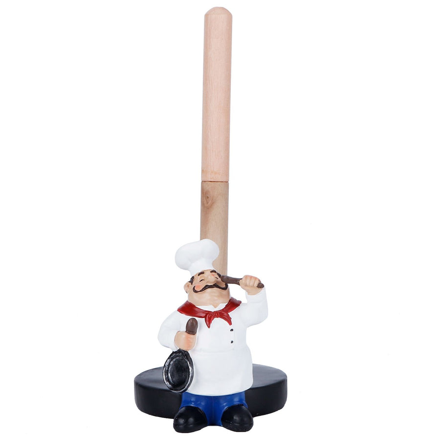 DoubleLayer Paper Towel Holder Resin Crafts Display for Kitchen Shop Restaurant Decoration